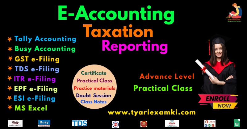e-Accounting Taxation and Reporting